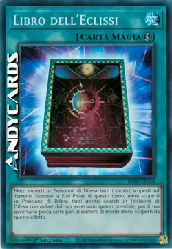 LIBRO DELL'ECLISSI • (Book Of Eclipse) • Super R • RA02 IT054 • 1Ed • Yugioh! - Image 1