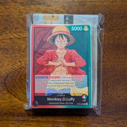 One Piece TCG: Monkey D. Luffy Leader OP01-003 Promo Demo Deck Learn to Play - Image 1