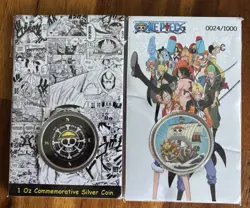 🏴‍☠ One Piece Netflix- OP- 1 Oz Silver Coin: Rare #/1000 🏴‍☠ - Image 2