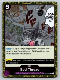 God Thread (Pirate Foil) OP10-079 Premium Booster -The Best- Vol. 2 One Piece - Image 1