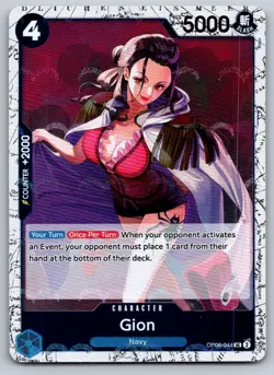 Gion (Pirate Foil) OP06-044 Premium Booster -The Best- Vol. 2 One Piece - Image 1