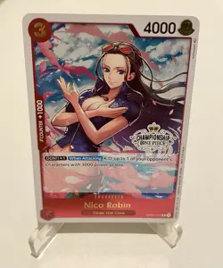 Nico Robin (Store Championship Participation Pack) OP01-017 One Piece Promotion - Image 1