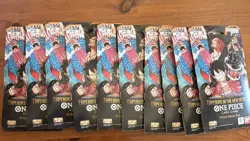 Bandai One Piece Card Game OP-09 Emperors in the New World English 10 Packs - Image 1
