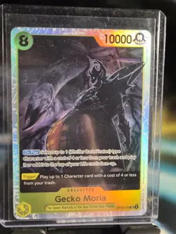 Gecko Moria - OP14-104 SR Foil - THE AZURE SEA'S SEVEN One Piece TCG - ENGLISH - Image 1