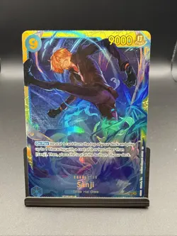 Sanji OP06-119 Wings of the Captain Secret Rare Foil 9000 Power One Piece CCG - Image 1