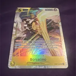 Bandai One Piece Kingdoms of Intrigue Borsalino EB04-058 SR Foil Parallel - Image 1