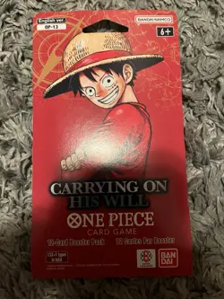 One Piece TCG OP-13 Carrying On His Will Sleeved Booster Pack Lot of 10 English - Image 2