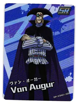 Van Augur SR OP-KOA01-029 One Piece Anime TCG CCG Anime Card - Image 1