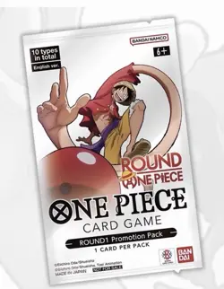 PRE SALE Bandai One Piece Card Game ROUND1 Promo Pack English 1 Card 2026 - Image 1