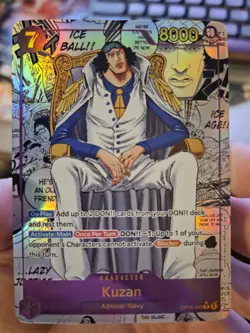 Bandai Kuzan OP16-063 Special Rare Alt Art Manga Character Card One Piece EN - Image 1