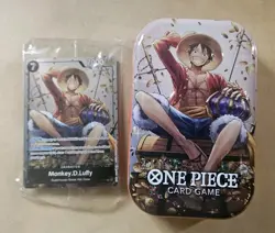 One Piece Monkey D. Luffy P-075 English Promo Tin Set Vol 2 Sealed Promo NIP - Image 1