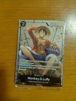 Monkey.D.Luffy (Tin Pack Set Vol. 2) P-075 One Piece Promo Cards Foil Sealed 3 - Image 1