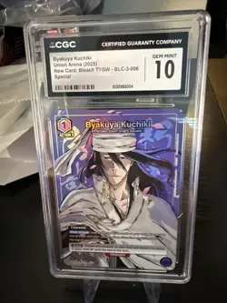 Byakuya Kuchiki Bleach Union Arena English BLC-3-006 Special Promo CGC 10 - Image 1