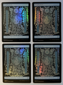 MTG / Island (X4) Phyrexia: All Will Be One Full Art Basic Lands #268 FOIL / NM - Image 1