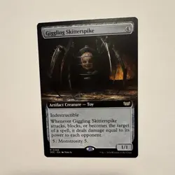 Giggling Skitterspike 0066 - Duskmourn: House of Horror EN Foil Rare - Image 1