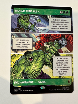 MTG Marvel Super Heroes World War Hulk Borderless Regular NM - Image 1