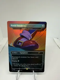 Power Sneakers - Lightning Greaves (Rainbow Foil) Secret Lair Drop Foil - Image 1