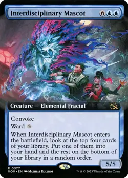 MTG Interdisciplinary Mascot Extended Art ** March of the Machine ** English - Image 1