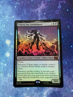 Ultron the Annihilator Foil Commander: Marvel Super Heroes 668 NM - Image 1