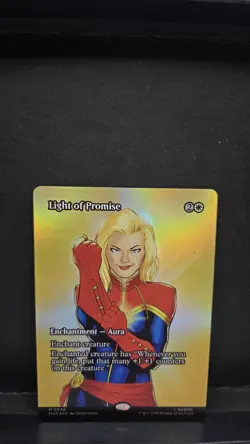 Light of Promise - Holo Extended Art Marvel Super Heroes NM MTG Foil - Image 1