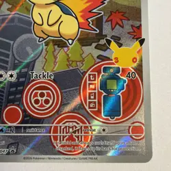 Pokemon Cyndaquil (47/77) Mega Evolution Promo LP HOLO - Image 4