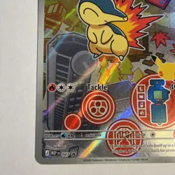Pokemon Cyndaquil (47/77) Mega Evolution Promo LP HOLO - Image 5