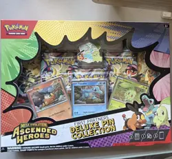 Pokemon TCG Mega Evolution Ascended Heroes Deluxe Pin Collection 😼 NEW & SEALED - Image 1