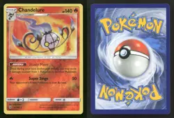 Chandelure 13/145 Holo Guardians Rising Reverse Holo NM/M Pokemon - Image 3