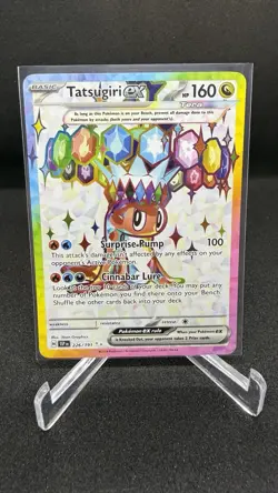 TATSUGIRI EX 226/191 POKEMON TCG SV08 SURGING SPARKS ULTRA RARE FULL ART CARD - Image 1