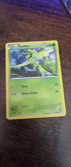 Scyther 7/149 Common Boundaries Crossed Pokemon Lightly Played - Image 1