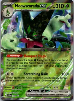 Meowscarada ex 033 Holo Promo Scarlet & Violet Promo Holo Near Mint - Image 1