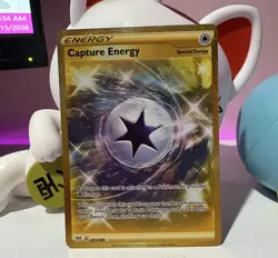 Capture Energy (Secret) 201/189: Darkness Ablaze Rare Gold Holo Pokemon Card ✨ - Image 1