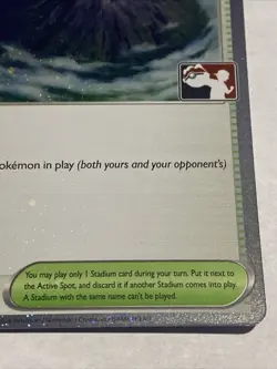 Gravity Mountain 177/191 Cosmos Holo Pokemon Play Prize Pack Series 7 Play Stamp - Image 2