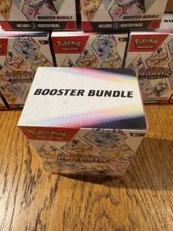 X10 Pokemon Prismatic Evolutions Booster Bundle Sealed New - Image 3