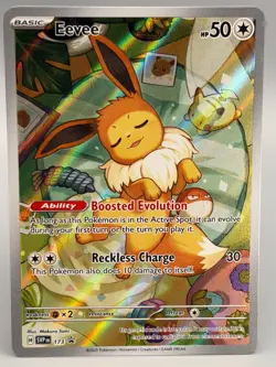 Eevee 173 Holo Promo Scarlet & Violet Promo Pokemon Near Mint - Image 1