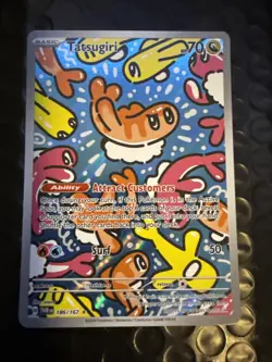 Pokemon TCG Tatsugiri S&V Twilight Masquerade Illustration Rare Card 186/167 - Image 1