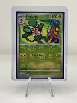 Simisage (Master Ball Pattern) 005/086 Sv: Black Bolt Holo Pokemon Card - Image 1