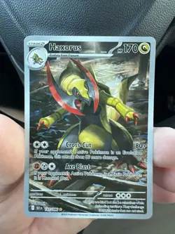 Haxorus 147/086 IR BLK EN Illustration Rare Black Bolt Pokemon NM Pokemon TCG - Image 1