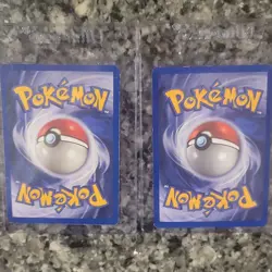 Pokemon TCG Base Set Machamp 8/102 1st Edition English Lot 2 Holo/Regular - Image 2