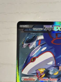 Pokemon Team Aqua's Kyogre EX Ultra Rare Holo Double Crisis 6/34 Full Art - Image 3