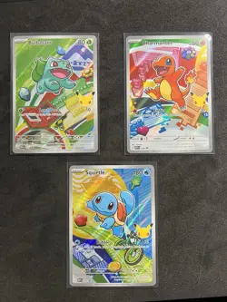 Pokemon First Partner Kanto Set MEP 037 038 039 Charmander Bulbasaur Squirtle NM - Image 1