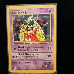 Sabrina's Jynx 059/132 Gym Heroes Regular Pokemon Card - Image 1