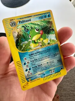 Politoed H23/H32 Holo Aquapolis e-Reader Rare Pokemon TCG English - Image 1