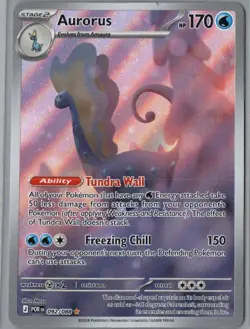 Aurorus 092/088 Holo Illustration Rare Perfect Order Pokemon Near Mint - Image 1