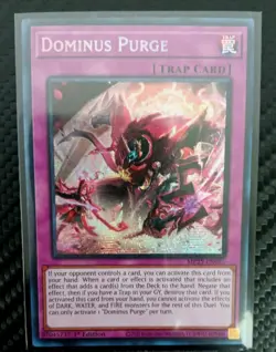 YUGIOH: 1x Dominus Purge MP25-EN095 Prismatic Secret Rare 2025 Mega-Pack - Image 1