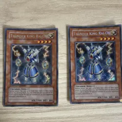 Konami Yu-Gi-Oh! Thunder King Rai-Oh 2x Foil Limited Edition YG02-EN001 - Image 1