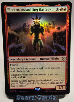 Electro, Assaulting Battery Marvel's Spider-Man Foil - Image 1