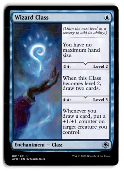 Wizard Class - NM - AFR Adventures in the Forgotten Realms # 81 - MTG Magic - Image 1