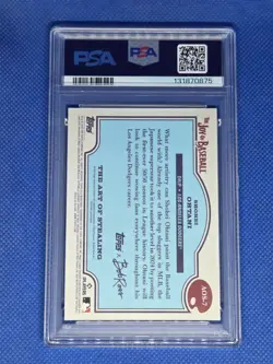 2025 Topps x Bob Ross SHOHEI OHTANI PSA 10 Art of Stealing Paint Splat card #/99 - Image 4