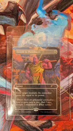 Magic the Gathering PSA Magazine Promo Swords to Plowshares Thanos - Image 2